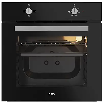 Esty AEF6601B04 Siyah 72 Litre 3 Fonksiyon Fırın 6601.6.103.10