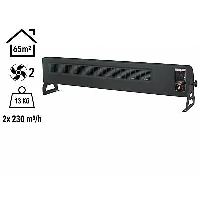 Heatbox 360 6000 watt Monofaze Elektrikli Fanlı Isıtıcı Füme HB3606000F