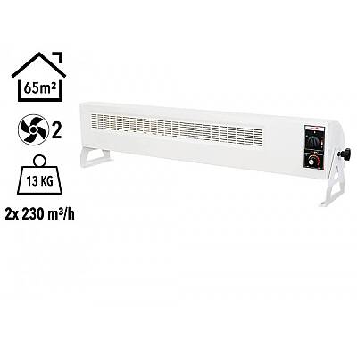 Heatbox 360 6000 watt Monofaze Elektrikli Fanlı Isıtıcı Krem HB3606000K