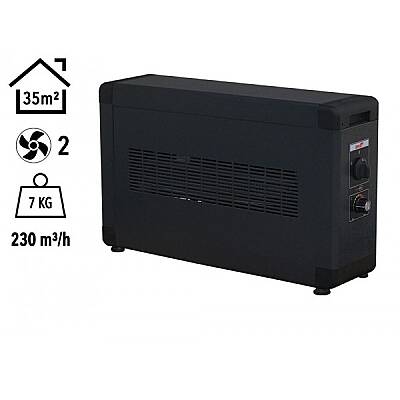 Heatbox Board 3000 watt Monofaze Elektrikli Fanlı Isıtıcı Füme HBB3000F