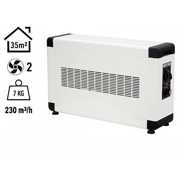 Heatbox Board 3000 watt Monofaze Elektrikli Fanlı Isıtıcı Krem HBB3000K - 1