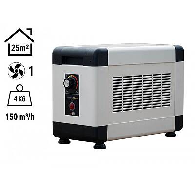 Heatbox Mini 2000 watt Monofaze Elektrikli Fanlı Isıtıcı Krem HBM2000K