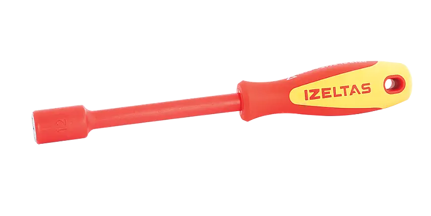 İzeltaş 12mm 1000V Süngüsü İzoleli Tornavida 4773190120 - 1