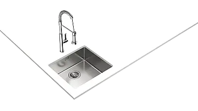 Teka Be Linea RS15 2B 45.40 Paslanmaz Çelik Tek Hazneli Eviye 115000006 - 4