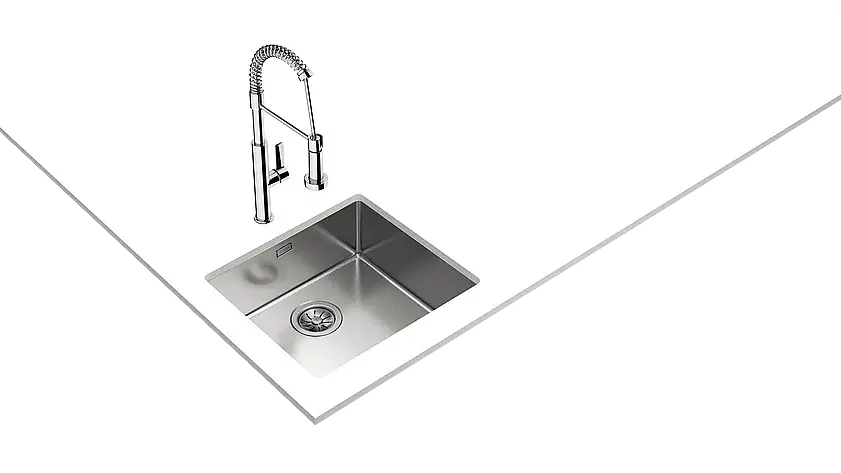 Teka Be Linea RS15 2B 45.40 Paslanmaz Çelik Tek Hazneli Eviye 115000006 - 4