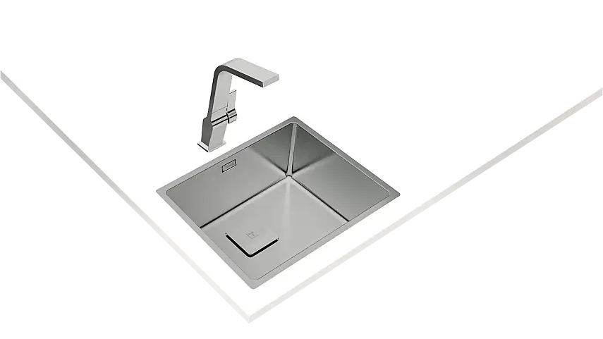Teka Flexlinea RS15 50.40 Paslanmaz Çelik Eviye 500x400 mm 115000012 - 3