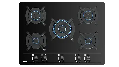 Teka GBC 75030 KBC Siyah 70cm 5 Gözlü Woklu Ocak 112580041