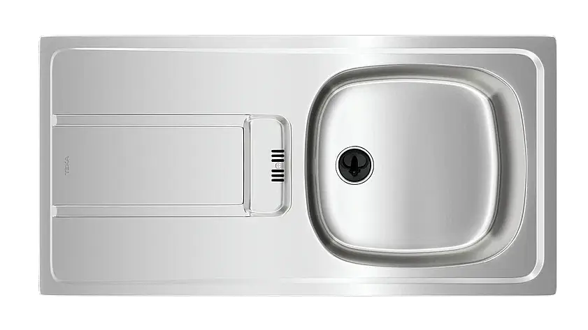 Teka Gravity 45 E-XN 1B 1D Paslanmaz Çelik Sol Eviye 115120041 - 1