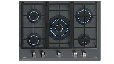 Teka GZC 75330 XB Gri 70cm 5 Gözlü Woklu Ocak 112570175